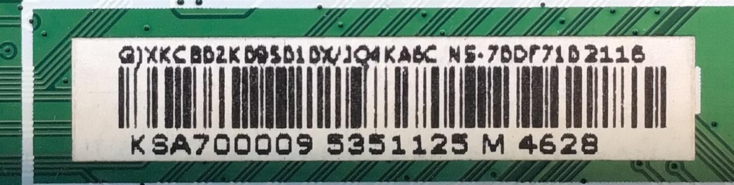 MAIN PARA TV INSIGNIA NUMERO DE PARTE XKCB02K095 / 715GA715-M01-005G / G)XKCB02K095 / DISPLAY CV700U2-T01 / PANEL TPV700B5-U2T01.D REV:S02S / NUMERO DE DISPLAY CV700U2-T01 / MODELO NS-70DF710NA21 - Imagen 2